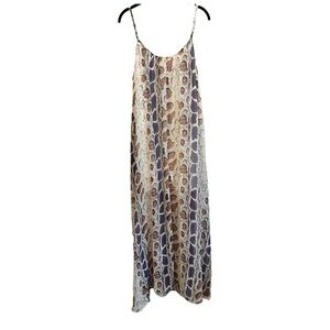 💥NWT💥 Entro Snakeskin Print Spaghetti Strap Maxi Dress Large